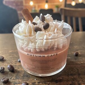 Autumn Café Wickless Candle